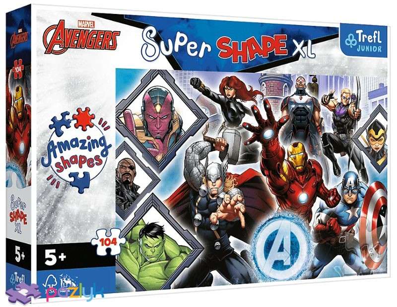 Пазл 104 XL Trefl: Your favorite Avengers