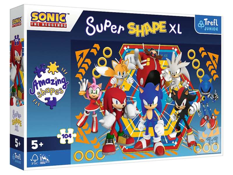 Пазл 104 Super Shape XL Trefl: Sonics World