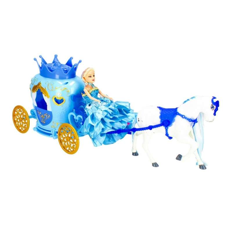 Игрушка - Mega Creative: Каретка, лошадка и кукла 
