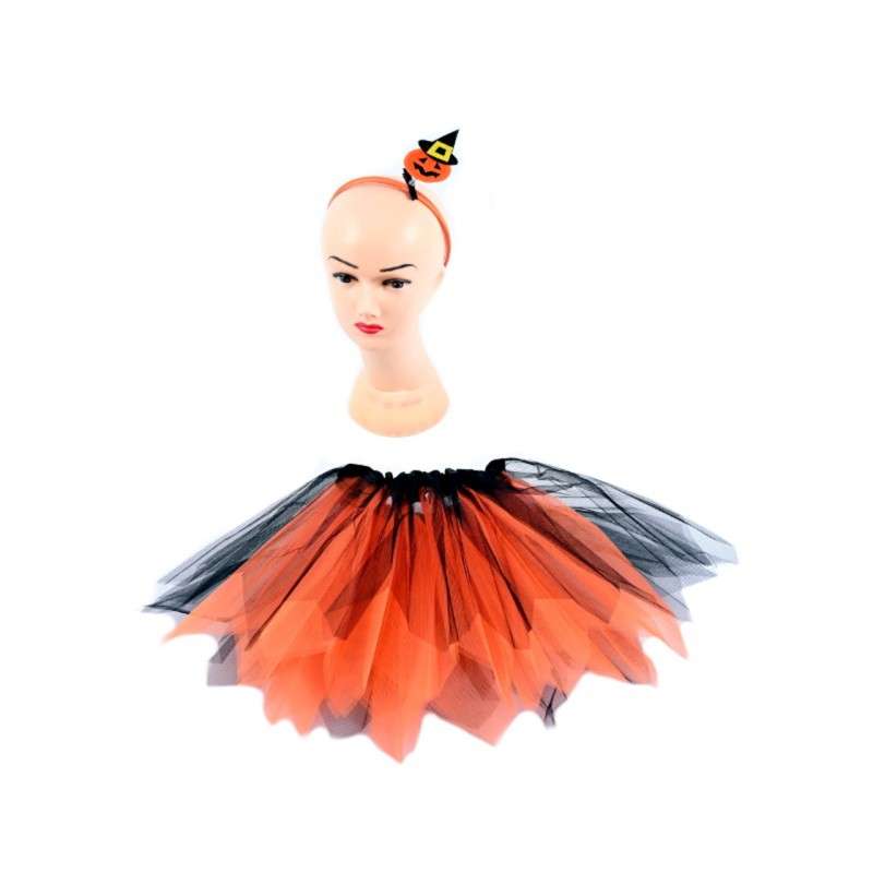 Карнавальный аксессуар-юбка и ободок с заколкой - Halloween