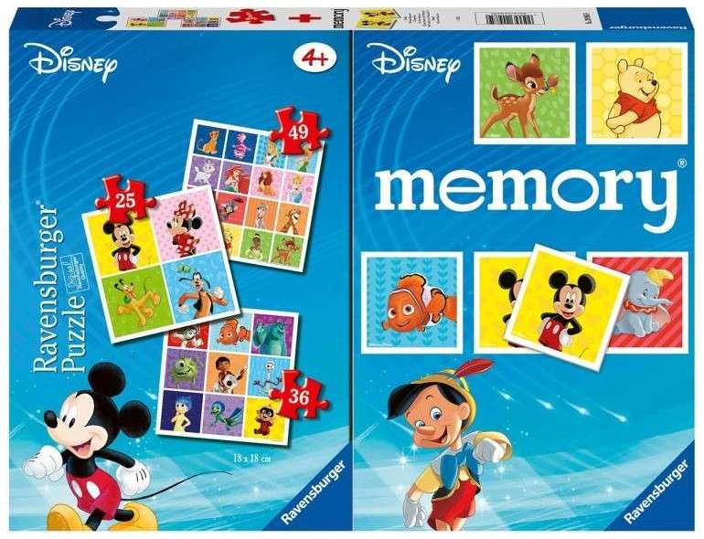 Пазл 3в1 Disney + Карты на память