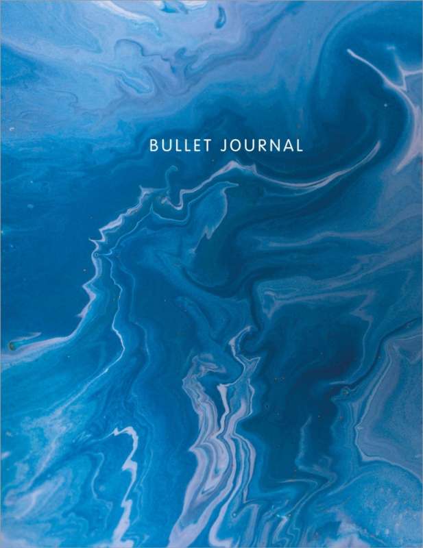 Блокнот в точку: Bullet Journal мрамор, 144 л.