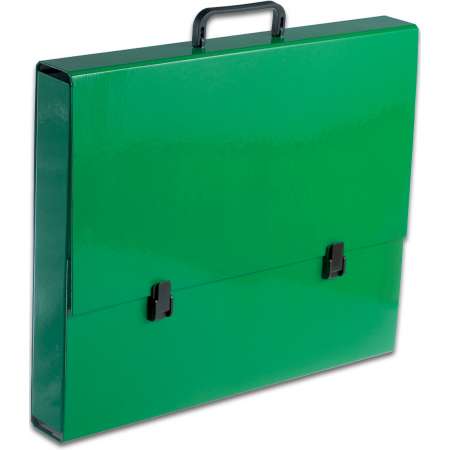 Папка-портфель A3 PENMATE ламинированный картон зеленая