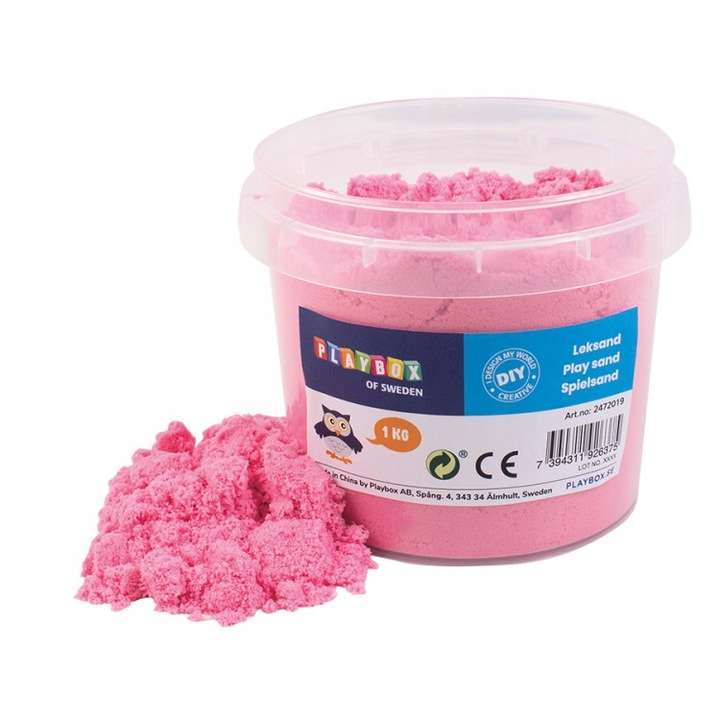 Кинетический песок, 1 kg, розовый