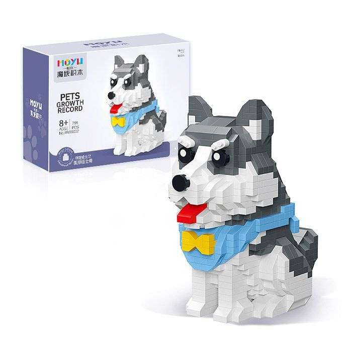 Конструктор/мозаика 3D MOYU Собака, 796 дет.