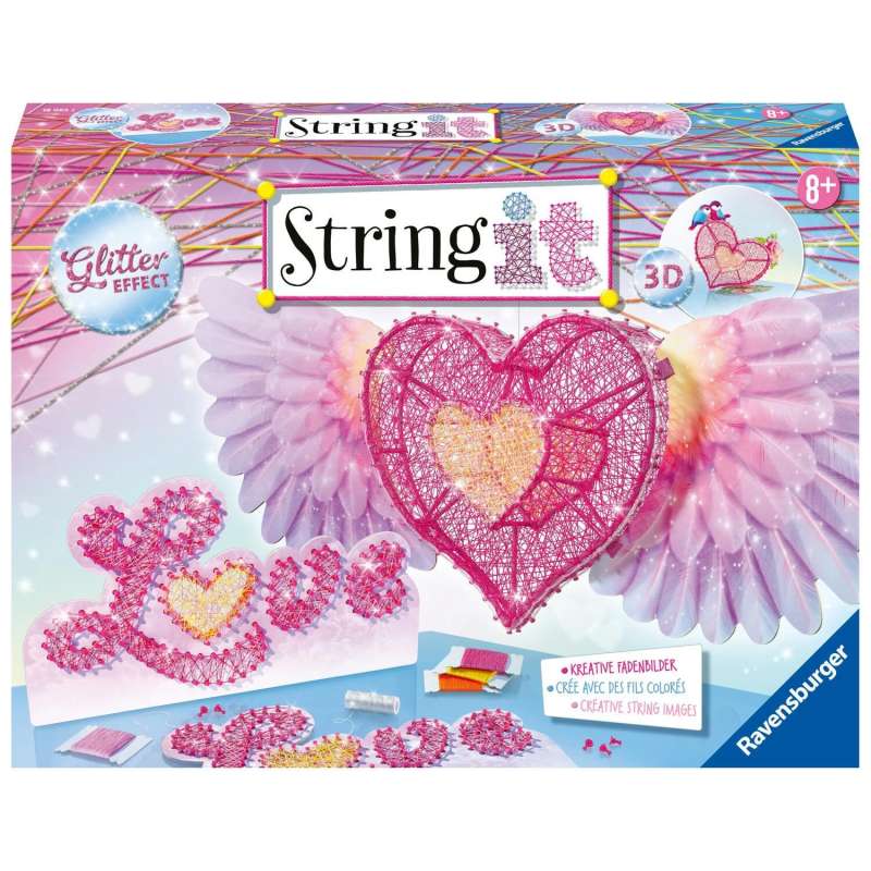Набор для творчества - String it Maxi: 3D Heart