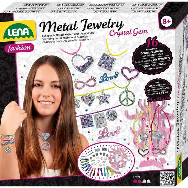Набор для творчества LENA Metal Jewelry Crystal