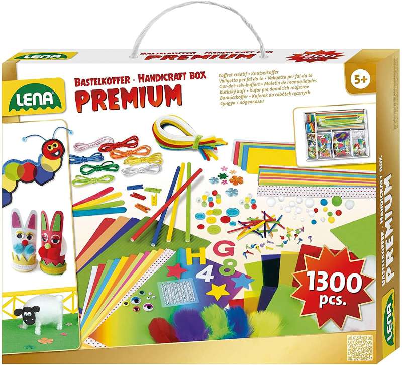 Набор для творчества LENA Handicraft Box Premium 1300 дет.
