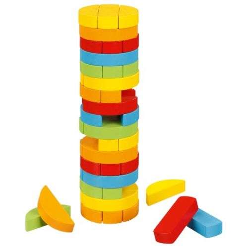 Деревянная игрушка  GOKI - логическая игра Вращающаяся башня