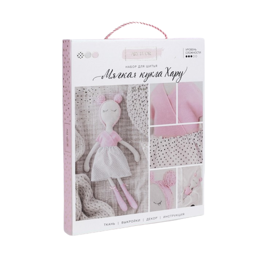 Интерьерная кукла Хару, набор для шитья, 18 × 22.5 × 2 см
