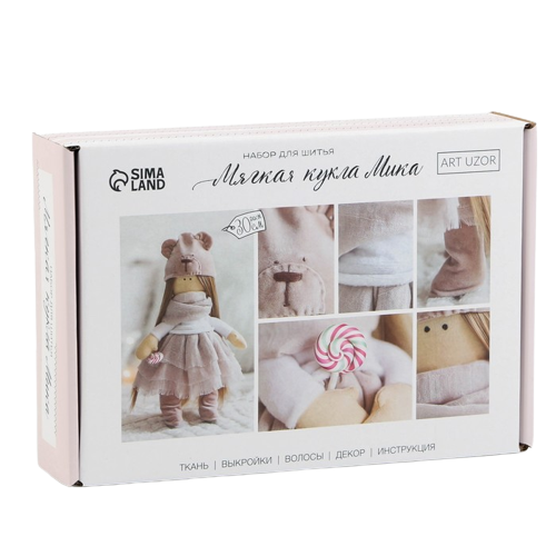 Интерьерная кукла Мика, набор для шитья, 22,4 × 15,6 × 5.2 см