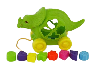 Обучающая игрушка, с помощью формочки - Динозавр