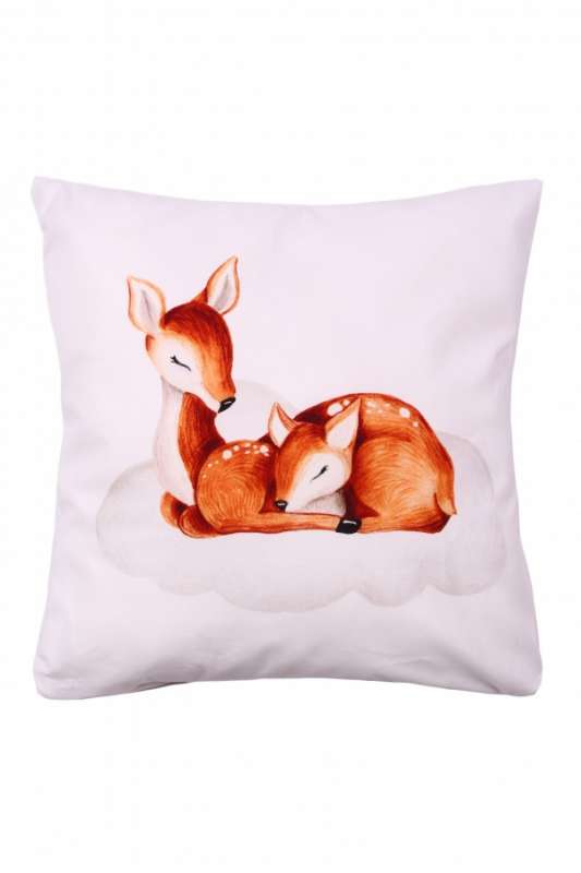 Декоративная подушка Premium Спящие оленята 