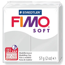 Полимерная глина FIMO, 57 г, серый