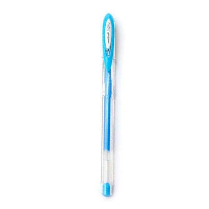 Ручка гелевая синяя 0,7мм ролл. UNI UM-120AC