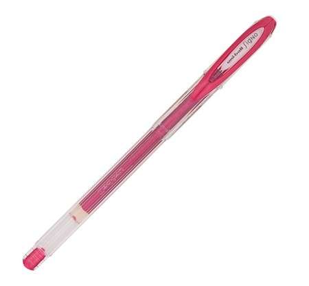 Ручка гелевая красная 0,7мм UNI UM-120AC