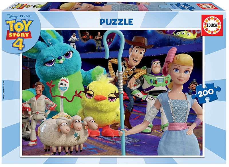 Puzzle EDUCA с клеем Toy Story 4, 200 деталей