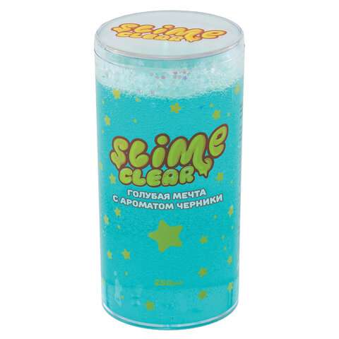 Игрушка ТМ Slime Clear-slime Голубая мечта с ароматом черники, 250 мл.