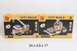 Металлический конструктор City Build, 97 деталей