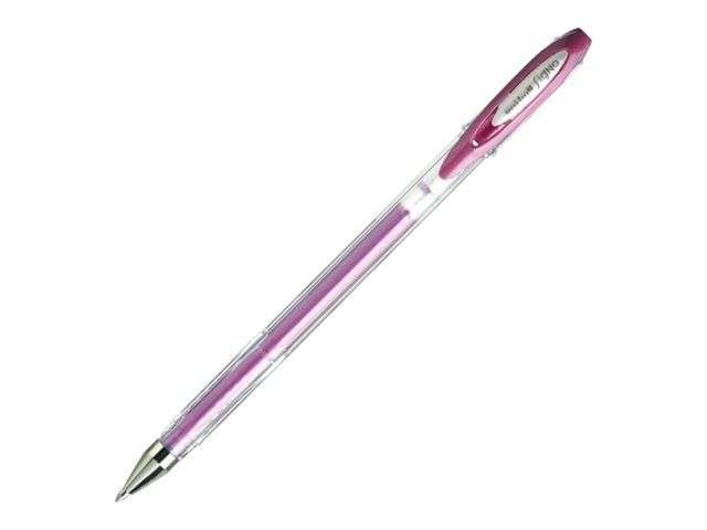 Ручка гелевая розовая 0.7мм UNI UM-120AC