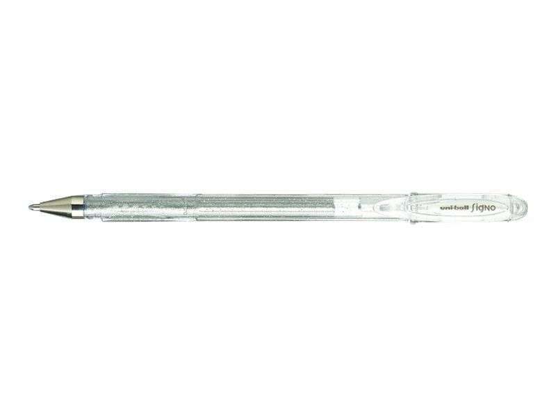 Ручка гелевая серебро 0.7мм UNI UM-120AC