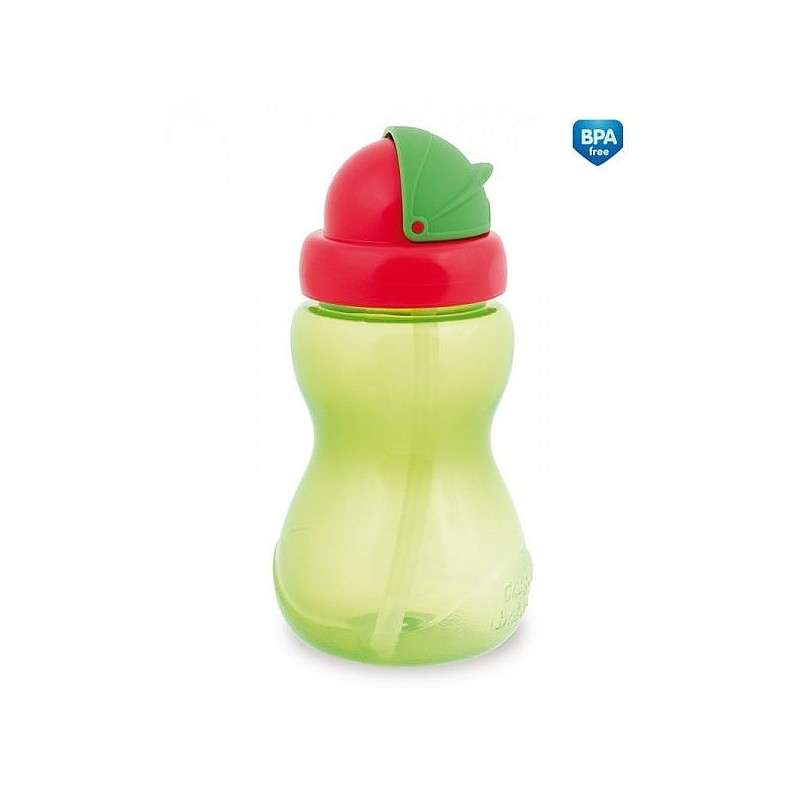 CANPOL BABIES бутылочка с соломинкой 12м+ 270мл