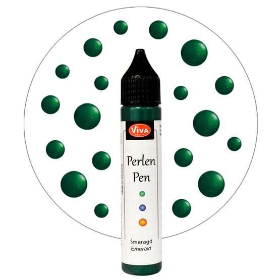 Жидкий жемчуг Viva Decor "Perlen-Pen" 28 мл - smaragd