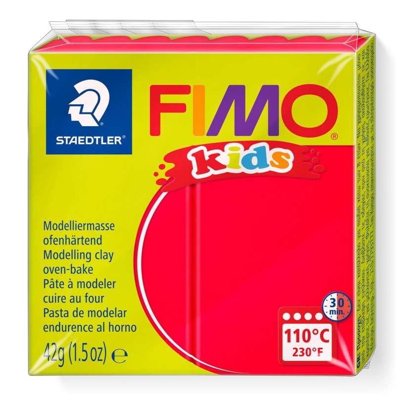 Полимерная глина FIMO KIDS, красная