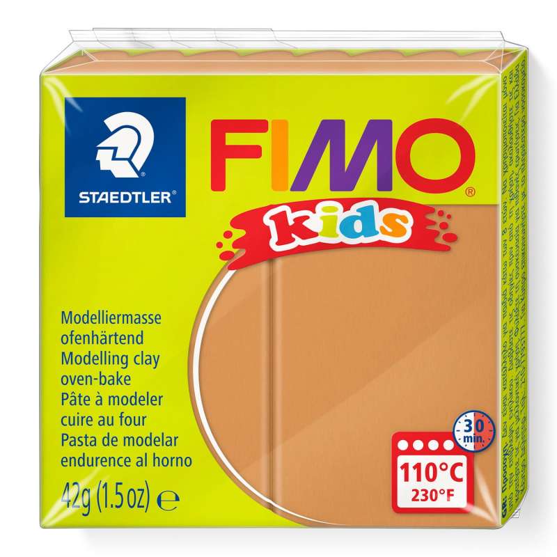 Полимерная глина FIMO KIDS, светло-коричневая