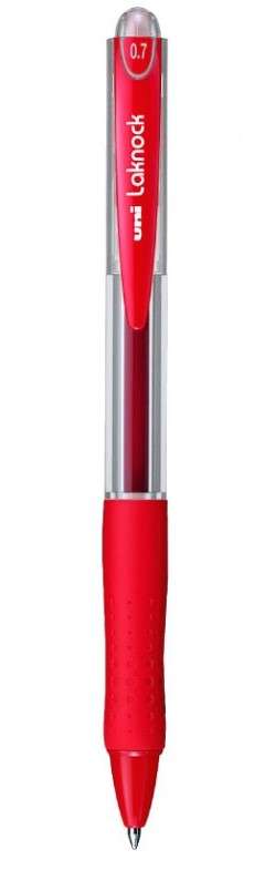 Ручка UNI SN-100 Laknock (0.7мм) красная
