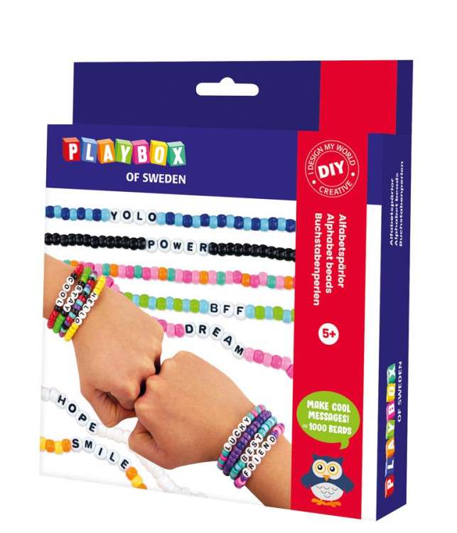 Креативный набор PLAYBOX, - Alfabet Beads