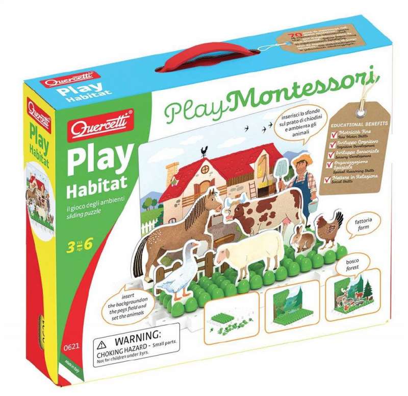 Игровой набор Ферма PlayHabitat, Quercetti