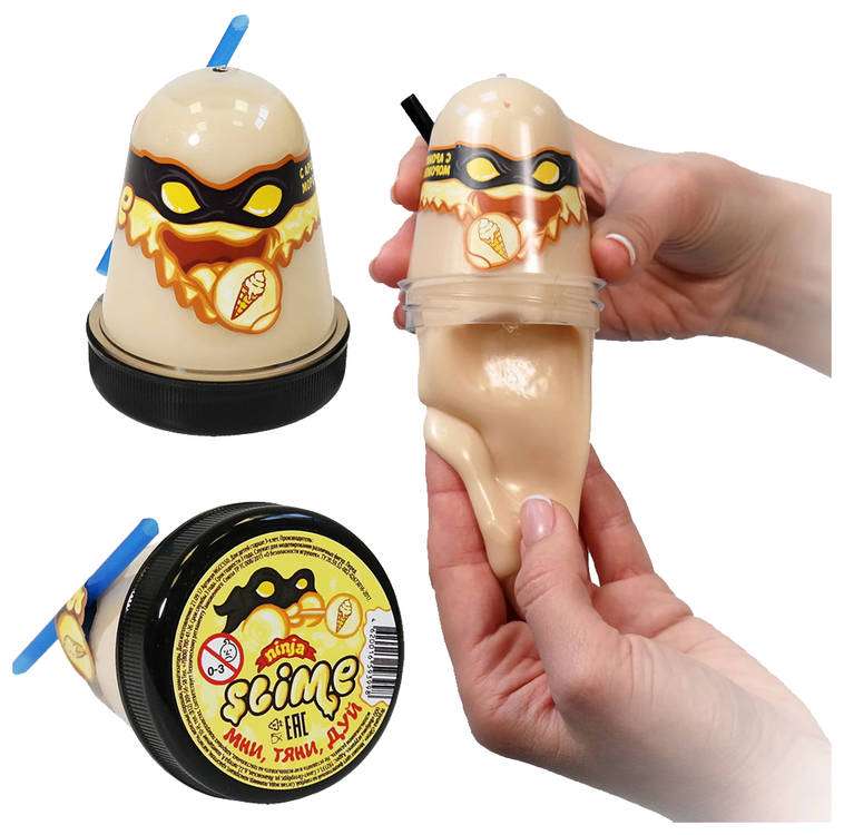 Slime Ninja с ароматом мороженого 130 г. боится холода