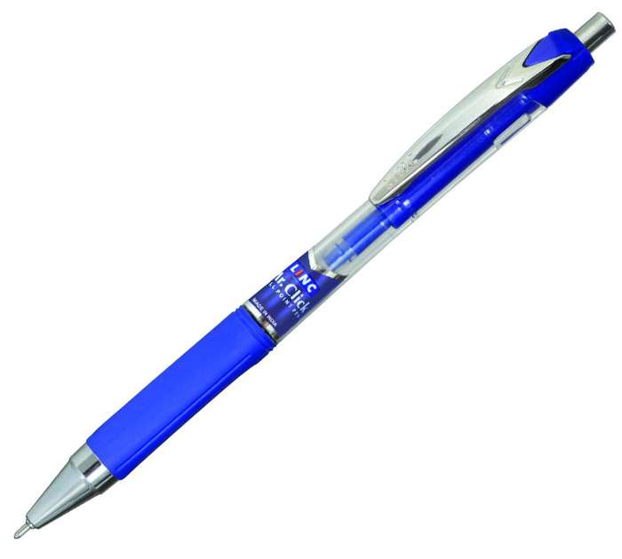Шариковая ручка автоматическая. LINC 0.3мм. синяя