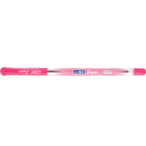 Шариковая ручка Linc Glycer / 0,5 мм. / Розовый цвет