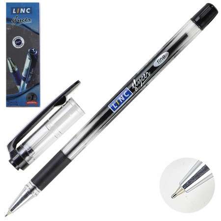 Шариковая ручка- Linc Glycer (0,7 мм,черная)