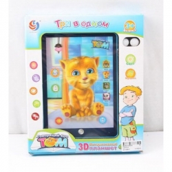 Детский интерактивный планшет Кот Том. РЫЖИЙ 