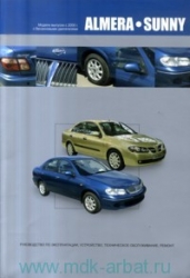 NISSAN Almera, Sunny с 2000 г. выпуска (бензин)