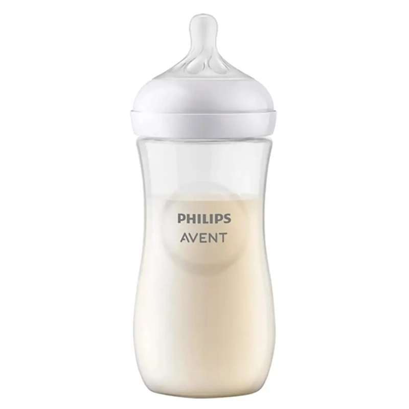 Стеклянная бутылочка для кормления Philips Avent Natural (природный поток), 1 мес+., 330 мл.