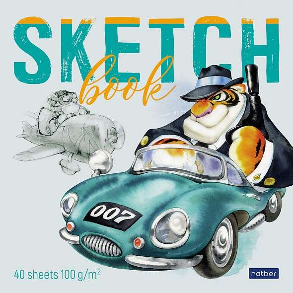 Premium Блокнот SketchBook 40л А5ф 165х165мм 