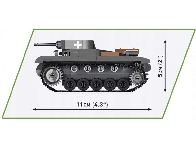 Конструктор - COBI Panzer II AUSF.A , 250 деталей