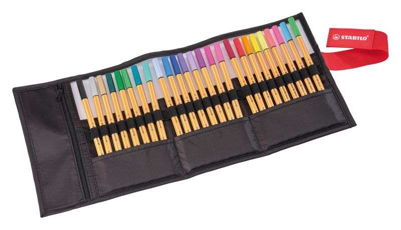 Чернильные ручки, point 88, ARTY, 25 цветов, в футляре