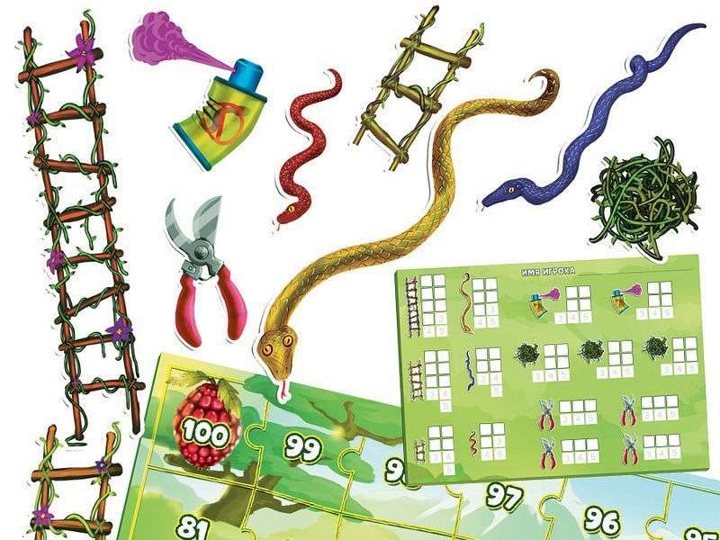 Настольная игра - Змеи и лестницы