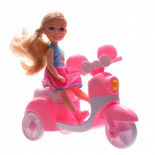 Кукла со скутером