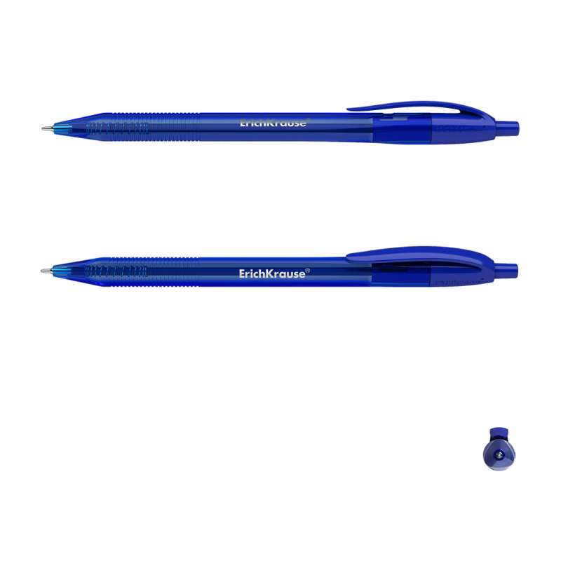 Ручка шариковая автоматическая 0,3 мм, цвет чернил синий
