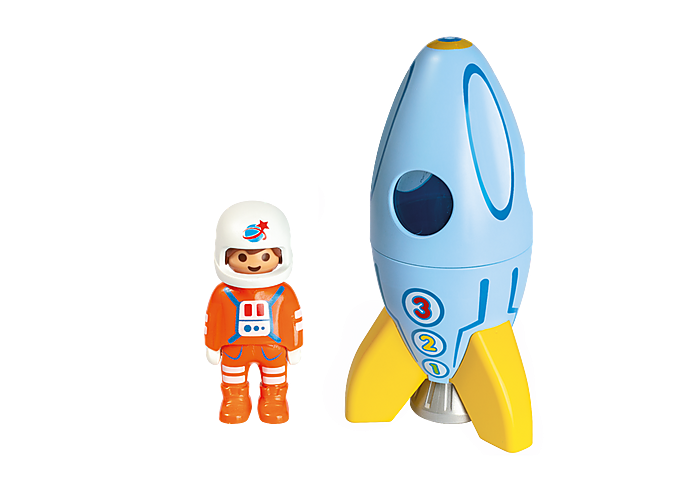 Астронавт с ракетой