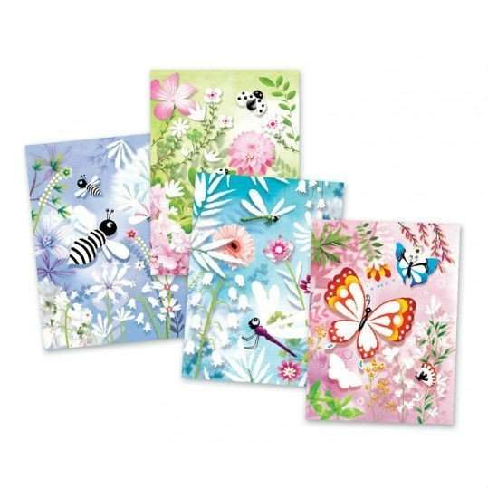 Художественный комплект рисование блестками - Блестящие бабочки