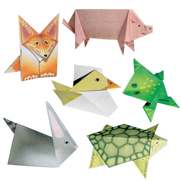 Набор для складывания фигурок "Моё первое оригами. 2-я ступень"