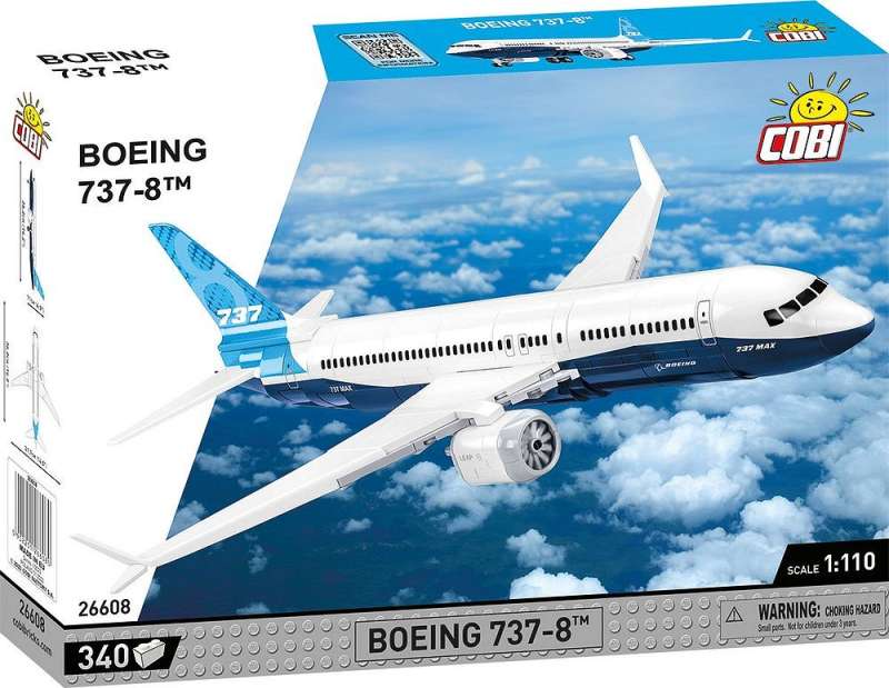Конструктор - COBI Boeing 737-8, 340 деталей