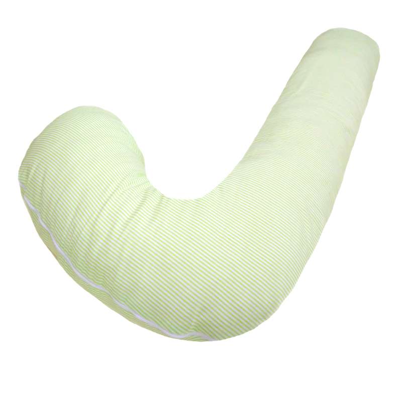 Подушка для беременных J + наволочка Line Green